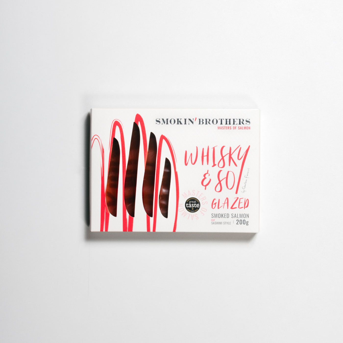 Il Whisky & Soy, 200g Salmone affumicato