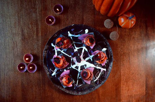 Crostini di Halloween con Salmone Affumicato