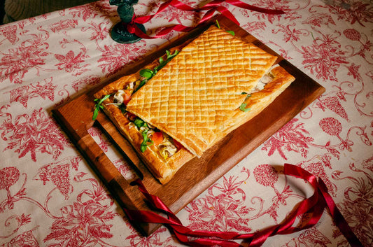 Torta di Natale al Salmone Affumicato