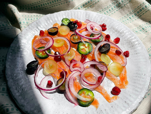 Ceviche di salmone affumicato