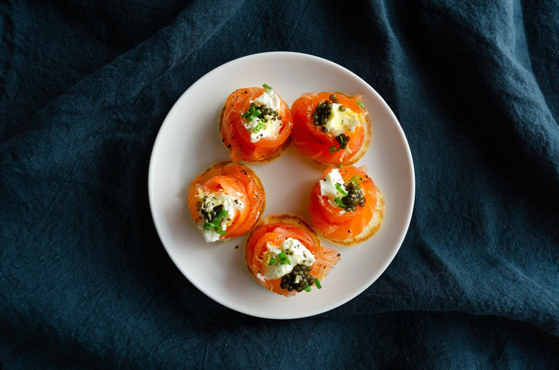 San Valentino gourmet : Canapé al salmone affumicato - Smokin' Brothers Salmone Affumicato